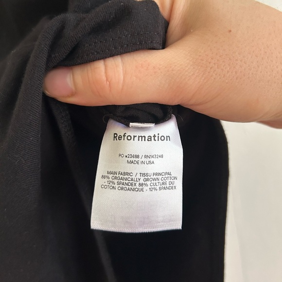 Reformation Tank Black Bodysuit - Picture 3 of 5